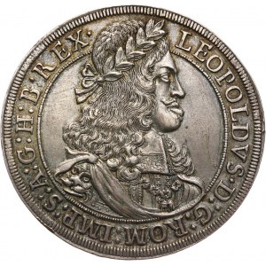 Austria, Leopold I, talar 1668, Hall