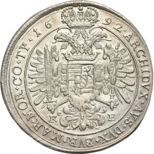 Austria, Leopold I, Taler 1692 KB, Kremnitz