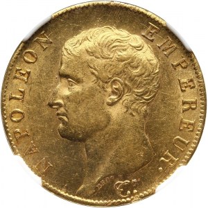 Francja, Napoleon I, 40 franków AN 13 A, Paryż