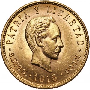 Kuba, 5 pesos 1915