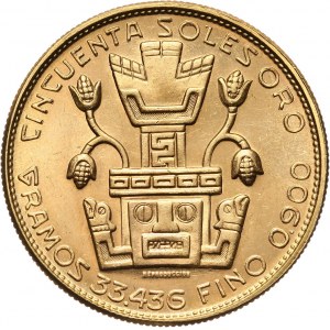 Peru, 50 Soles 1969, Indian