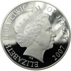 Jersey, Elizabeth II, 10 Punds 2007, Diamond Wedding Anniversary