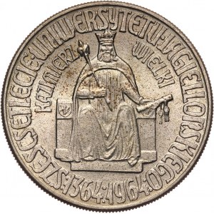 PRL, 10 złotych 1964, Warszawa, Kazimierz Wielki, bez napisu PRÓBA