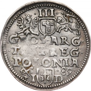 Zygmunt III Waza, trojak 1589, Poznań