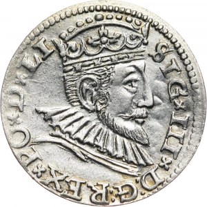 Zygmunt III Waza, trojak 1592, Ryga