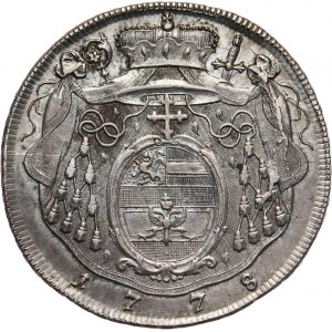 Austria, Salzburg, Hieronymus Graf Colloredo, Taler 1778