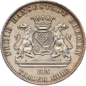 Germany, Bremen, Taler 1865 B, Hannover
