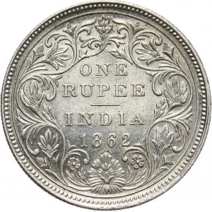 British India, Victoria, Rupee 1862