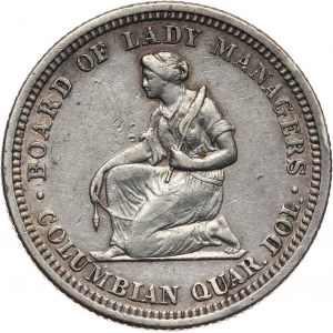 USA, quarter dollar (25 cents) 1893, Isabella Quarter