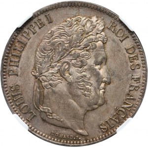 Francja, Ludwik Filip I, 5 franków 1834 A, Paryż
