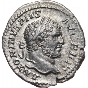 Cesarstwo Rzymskie, Karakalla 198-217, denar, Rzym