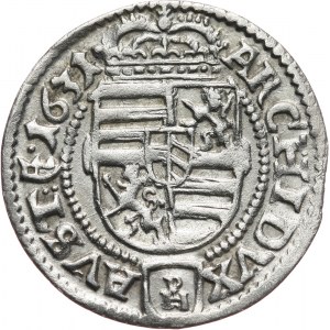 Śląsk pod panowaniem austriackim, arcyksiążę Ferdynand III, 3 krajcary 1631 PH, Kłodzko