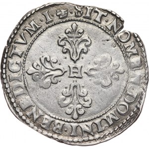 Henryk Walezy, 1/2 franka 1592 M, Tuluza