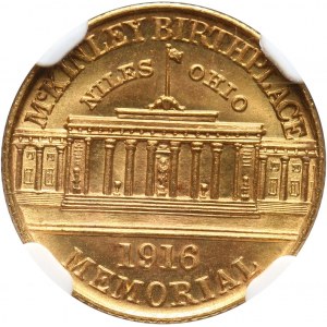 USA, Dollar 1916, McKinley Memorial
