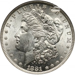 Stany Zjednoczone Ameryki, dolar 1881 O, Nowy Orlean, Morgan