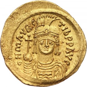 Byzantine Empire, Maurice Tiberius 582-602, solidus, Constantinople