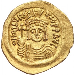 Byzantine Empire, Maurice Tiberius 582-602, solidus, Constantinople