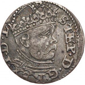 Stefan Batory, trojak 1585, Ryga