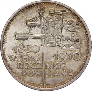 II RP, 5 złotych 1930, Warszawa, Sztandar