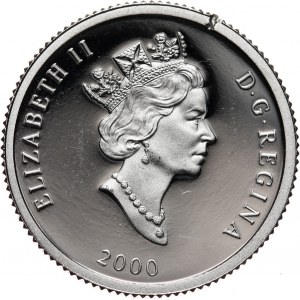 Canada, Elizabeth II, 75 Dollars 2000, Pronghorn, Platinum