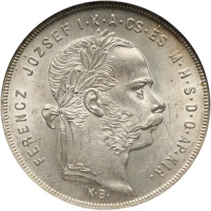 Węgry, Franciszek Józef I, forint 1879 KB, Kremnica