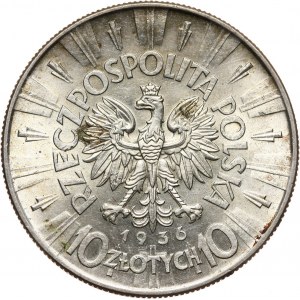 II RP, 10 złotych 1936, Warszawa, Józef Piłsudski