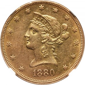 Stany Zjednoczone Ameryki, 10 dolarów 1880 O, Nowy Orlean