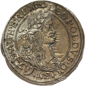 Austria, Leopold I, 15 Kreuzer 1663 CA, Vienna