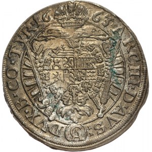 Austria, Leopold I, 15 Kreuzer 1663 CA, Vienna