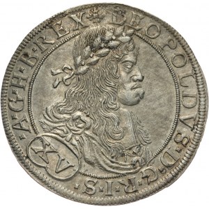 Austria, Leopold I, 15 Kreuzer 1664 CA, Vienna