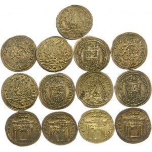 Germany, lot, Counting Tokens, 13 pcs., interesting