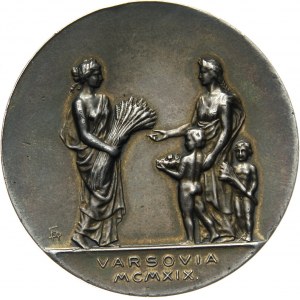 II RP, medal z 1919 roku, Dostawa zboża z Ameryki dla Warszawy