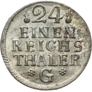 Niemcy, Brandenburgia-Prusy, Fryderyk II Wielki, 1/24 talara 1753 G, Szczecin