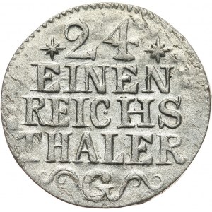 Niemcy, Brandenburgia-Prusy, Fryderyk II Wielki, 1/24 talara 1753 G, Szczecin