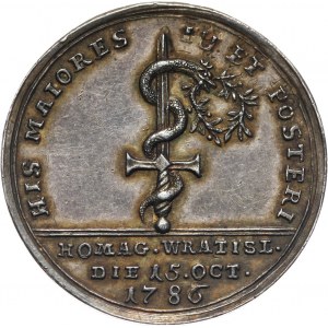 Germany, Prussia, Friedrich Wilhelm II, medal in silver from 1786, Breslau