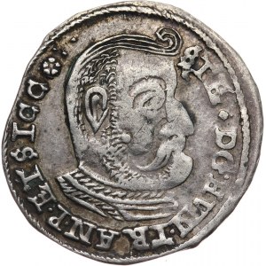 Węgry, Siedmiogród, Stefan Bocskai, trojak 1606, Nagybanya