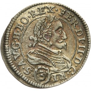 Austria, Ferdinand II, 3 Kreuzer 1633, Graz