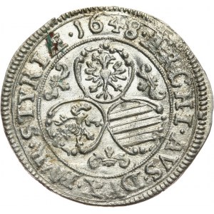 Austria, Ferdynand III, 3 krajcary 1648, Graz