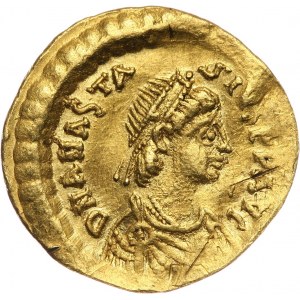 Byzantine Empire, Anastasius I 491-518, Tremissis, Constantinople