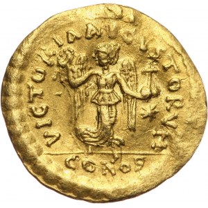 Bizancjum, Anastazjusz 491-518, tremissis, Konstantynopol
