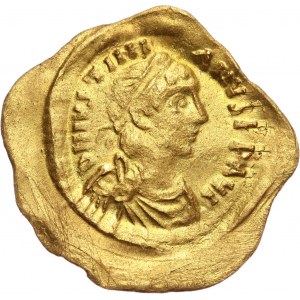 Bizancjum, Justynian I 527-565, tremissis, Konstantynopol