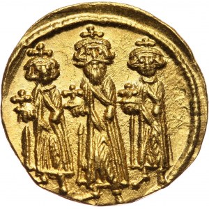 Byzantine Empire, Heraclius 610-641, solidus, Constantinople