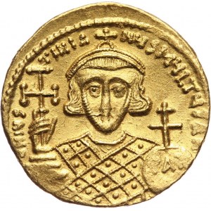 Bizancjum, Justynian II 705-711, solidus, Konstantynopol