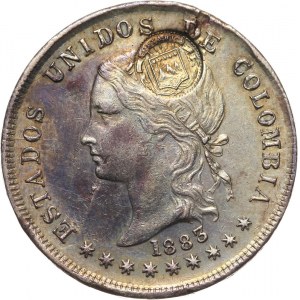 Kostaryka, 50 centavos 1883