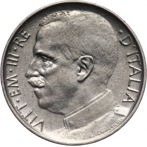Italy, Vittorio Emanuele III, 50 Centesimi 1924, Rome, Plain edge
