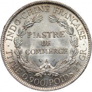 French Indochina, Piastre 1907 A, Paris