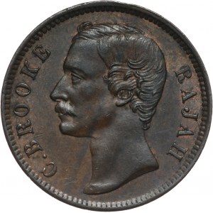 Sarawak, Rajah Charles J. Brooke, cent 1889 H