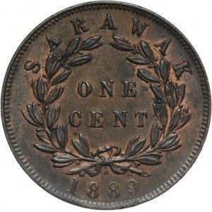 Sarawak, Rajah Charles J. Brooke, cent 1889 H