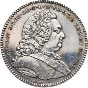 Stanisław Leszczyński, medal z 1750 roku, Założenie Akademii Stanisława w Nancy