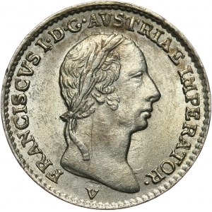 Austria, Italy, Lombardy-Venetia, Franz I, 1/4 Lira 1822 V, Venice